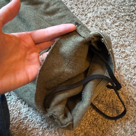 Vintage Huckelhoven Military Pants Mens 30x26 Wool Blend Cargo Field 60s Germany - Picture 7 of 11